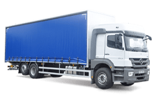 Car Hire Airdrie - 26 Tonne Curtain Side Truck - Truck hire Airdrie